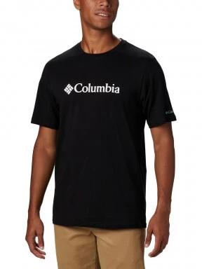 Columbia Csc Basic Logo Short Sleeve férfi rövid ujjú póló fekete színben 1